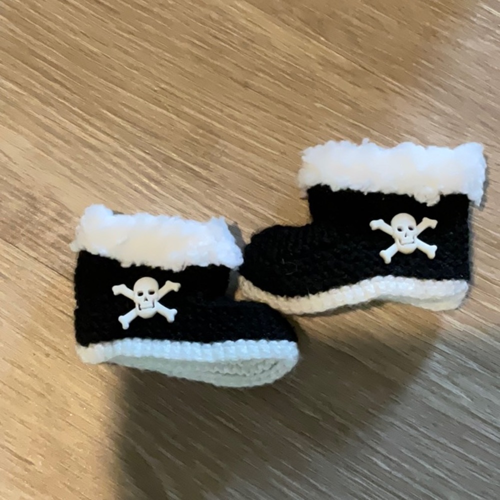 Handmade Newborn Booties